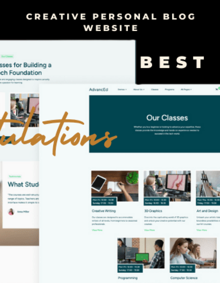 Blog Website Design