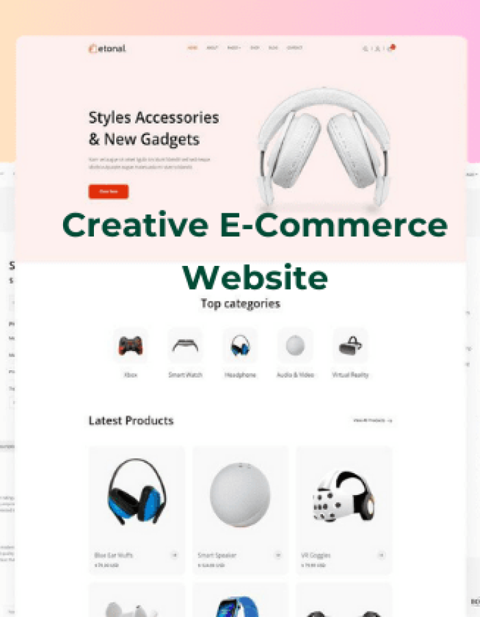 E-Commerce Website Design